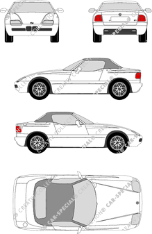 BMW Z1 Roadster, 1989–1991 (BMW_018)