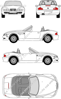 BMW Z3, E 36, Roadster, 2 Doors (1997)