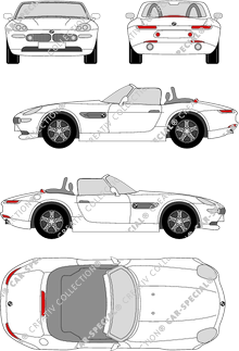 BMW Z8, E 52, Roadster, 2 Doors (2000)