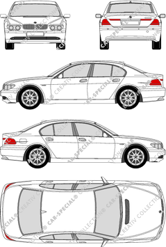 BMW 7er, E 65, Limousine, 4 Doors (2001)