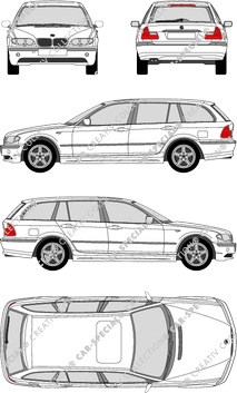 BMW 3er Touring combi, 2002–2005 (BMW_029)
