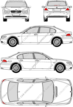 BMW 7er, E 65, Limousine, 4 Doors (2001)
