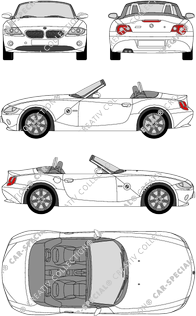 BMW Z4, E 85, Roadster, 2 Doors (2002)