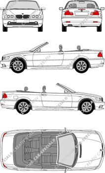 BMW 3er, E 46, Descapotable, 2 Doors (2003)