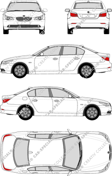 BMW 5er, E 60, limusina, 4 Doors (2003)