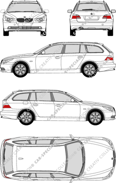 BMW 5er Touring, Touring, 5 Doors (2004)