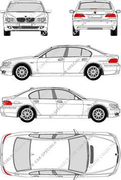 BMW 7er, E 65, limusina, 4 Doors (2005)
