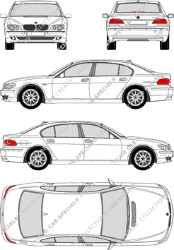 BMW 7er, E 66, limusina, 4 Doors (2005)