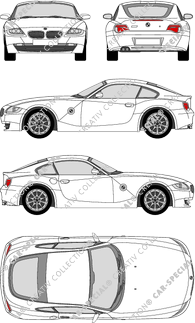 BMW Z4, E 86, Coupé, 3 Doors (2006)