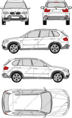 BMW X5 break, 2006–2010 (BMW_051)