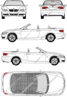 BMW 3er, E 93, Cabriolet, 2 Doors (2007)