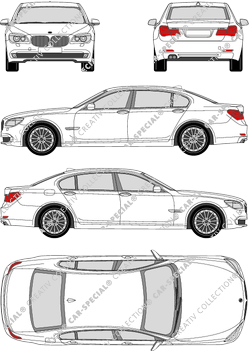 BMW 7er, F 02, berlina, lang, 4 Doors (2008)