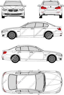 BMW 5er limusina, 2010–2014 (BMW_065)