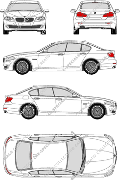 BMW 5er, F10, berlina, 4 Doors (2010)