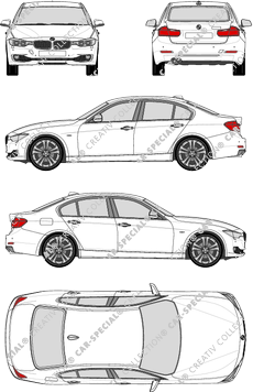 BMW 3er limusina, 2011–2015 (BMW_073)