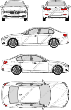 BMW 3er, Limousine, 4 Doors (2011)