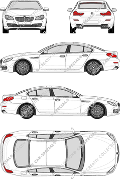 BMW 6er Gran Coupé, F14, Gran Coupé, 4 Doors (2012)