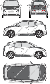 BMW i3 Hayon, 2013–2017 (BMW_082)