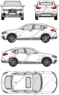 BMW X4, Kombilimousine, 5 Doors (2014)