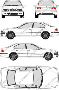 BMW 5er Limousine, from 1998 (BMW_096)