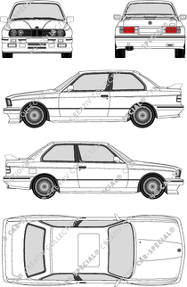 BMW 3er M3, Limousine, 2 Doors (1986)