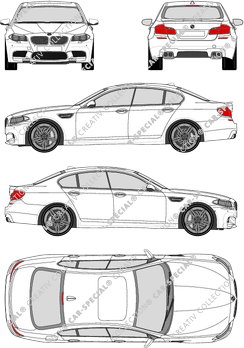 BMW 5er M5, M5, F10, Limousine, 4 Doors (2014)