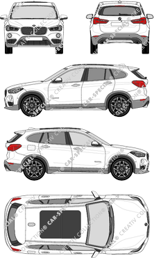BMW X1, 2015–2019 (BMW_103)
