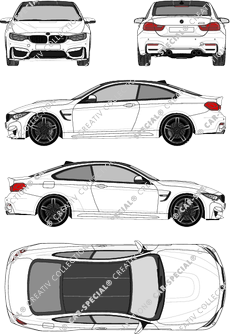 BMW 4er M4, F82, M4, Coupé, 2 Doors (2014)