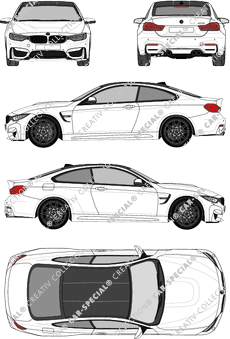 BMW 4er M4, F82, M4, Coupé, 2 Doors (2017)