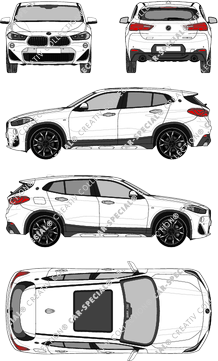 BMW X2 station wagon, attuale (a partire da 2018) (BMW_125)