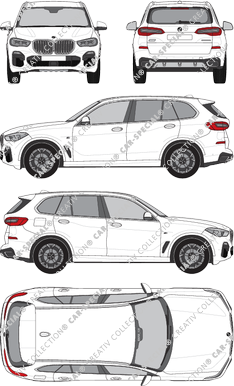 BMW X5 M-Sportpaket, M-Sportpaket, Kombi, 5 Doors (2018)