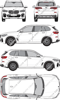 BMW X5 station wagon, 2018–2023 (BMW_131)