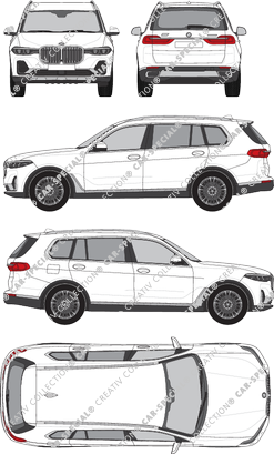 BMW X7 station wagon, attuale (a partire da 2019) (BMW_135)