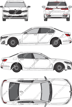 BMW 7er, berlina, 4 Doors (2019)