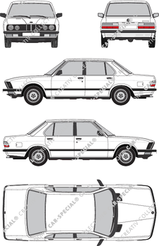 BMW 5er, Limousine, 4 Doors (1981)