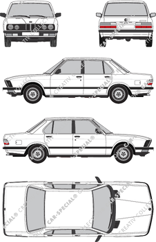 BMW 5er, berlina, 4 Doors (1981)