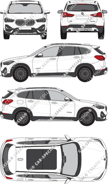 BMW X1 break, 2019–2022 (BMW_146)