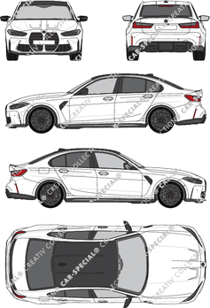 BMW 3er Limousine, actuel (depuis 2021) (BMW_157)