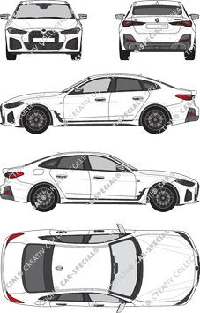 BMW i4 Grand Cuopé, current (since 2021) (BMW_162)