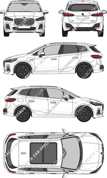 BMW 2er Active Tourer M Sportpaket, Active Tourer, 5 Doors (2021)