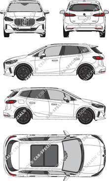 BMW 2er Active Tourer Serie, Active Tourer, 5 Doors (2021)