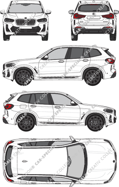 BMW X3 M Sportpaket, Station wagon, 5 Doors (2021)