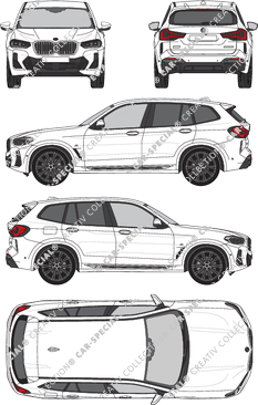 BMW X3 M Sportpaket, combi, 5 Doors (2021)