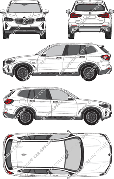 BMW X3 station wagon, attuale (a partire da 2021) (BMW_169)