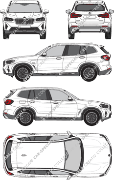 BMW X3, Station wagon, 5 Doors (2021)