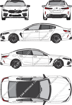 BMW 8er Gran Coupé M8, Gran Coupé, 2 Doors (2019)