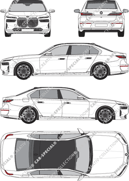 BMW i7, Limousine, 4 Doors (2022)