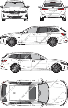 BMW 3er Touring, Touring, 5 Doors (2022)