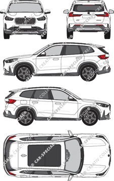 BMW X1 Station wagon, current (since 2022) (BMW_187)