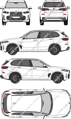 BMW X5 M-Sportpaket, M-Sportpaket, combi, 5 Doors (2023)